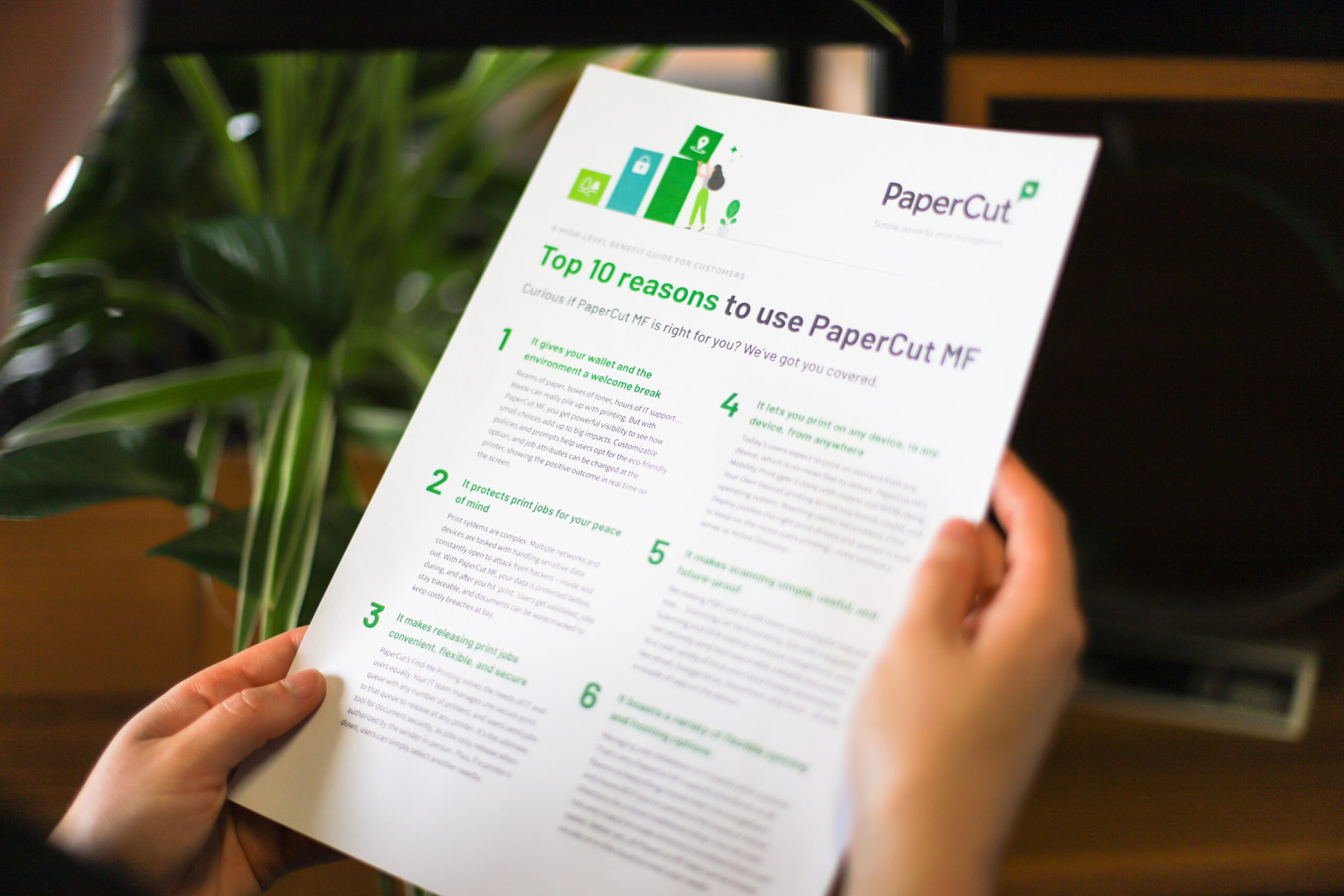 How print management can help you achieve your sustainability goals.