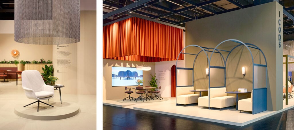 collaboration areas open plan office 